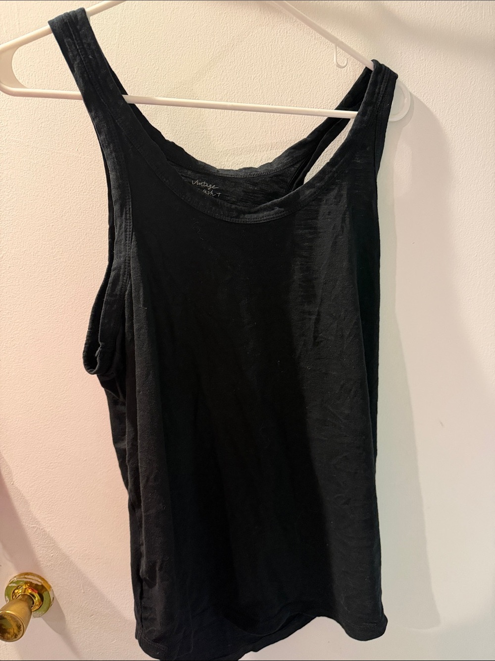 Vintage Black Tank Top - Women's Sleeveless Tee